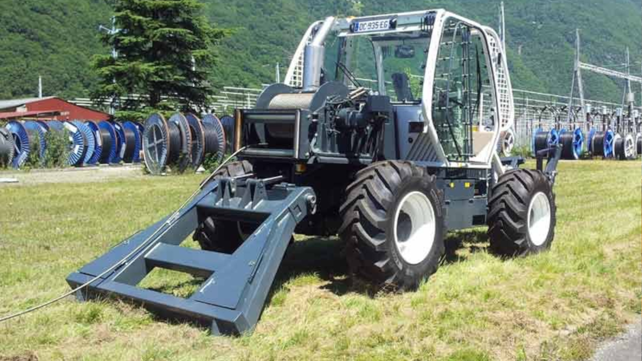 Maszyna do układania linii el.